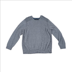 Eddie Bauer Gray Cotton Sweater Size 3X Tall